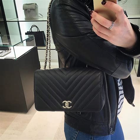 Chanel Chevron Handbag 